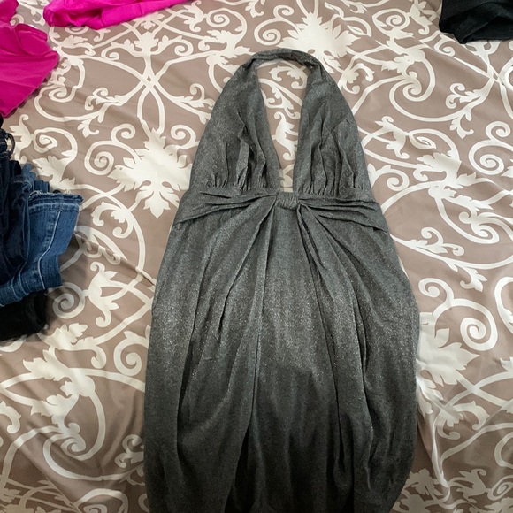 Black Halo open back halter dress - Picture 1 of 3